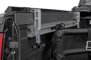 Nissan Frontier Soft Roll Up Bed Cover - Rough Country - Matte Black - '05-'21